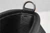 Authentic PRADA Cervo Antik Leather 2Way Shoulder Tote Bag BN1718 Black 7840F