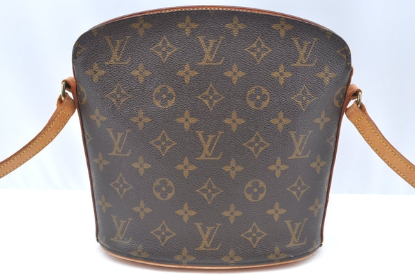 Authentic Louis Vuitton Monogram Drouot Shoulder Cross Body Bag M51290 LV 7841I