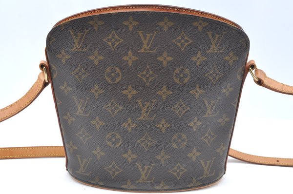 Authentic Louis Vuitton Monogram Drouot Shoulder Cross Body Bag M51290 LV 7841I