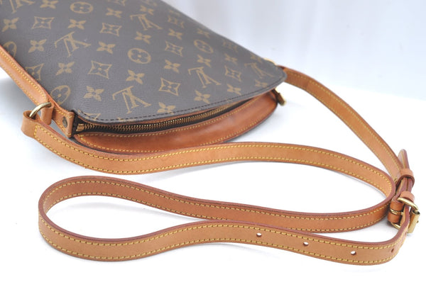 Authentic Louis Vuitton Monogram Drouot Shoulder Cross Body Bag M51290 LV 7841I