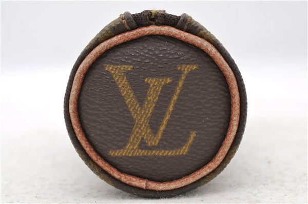 Authentic LOUIS VUITTON Monogram Etui 3 Golf Ball Case M58249 LV 7842C