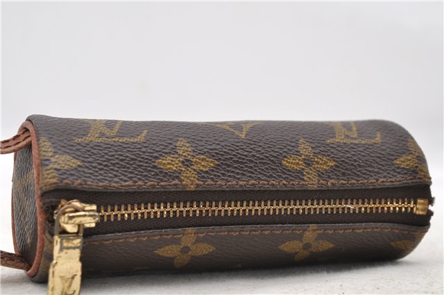 Authentic LOUIS VUITTON Monogram Etui 3 Golf Ball Case M58249 LV 7842C