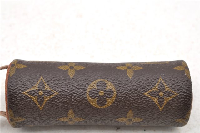 Authentic LOUIS VUITTON Monogram Etui 3 Golf Ball Case M58249 LV 7842C