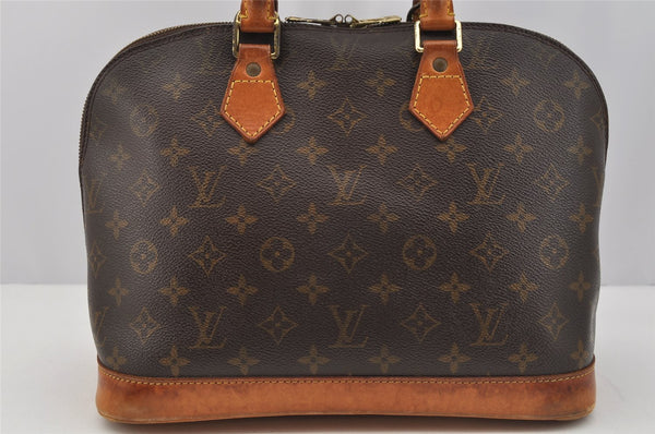 Authentic Louis Vuitton Monogram Alma Hand Bag Purse M51130 LV 7842I