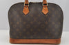 Authentic Louis Vuitton Monogram Alma Hand Bag Purse M51130 LV 7842I
