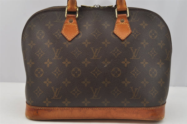 Authentic Louis Vuitton Monogram Alma Hand Bag Purse M51130 LV 7842I