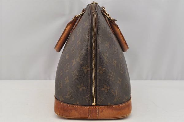 Authentic Louis Vuitton Monogram Alma Hand Bag Purse M51130 LV 7842I