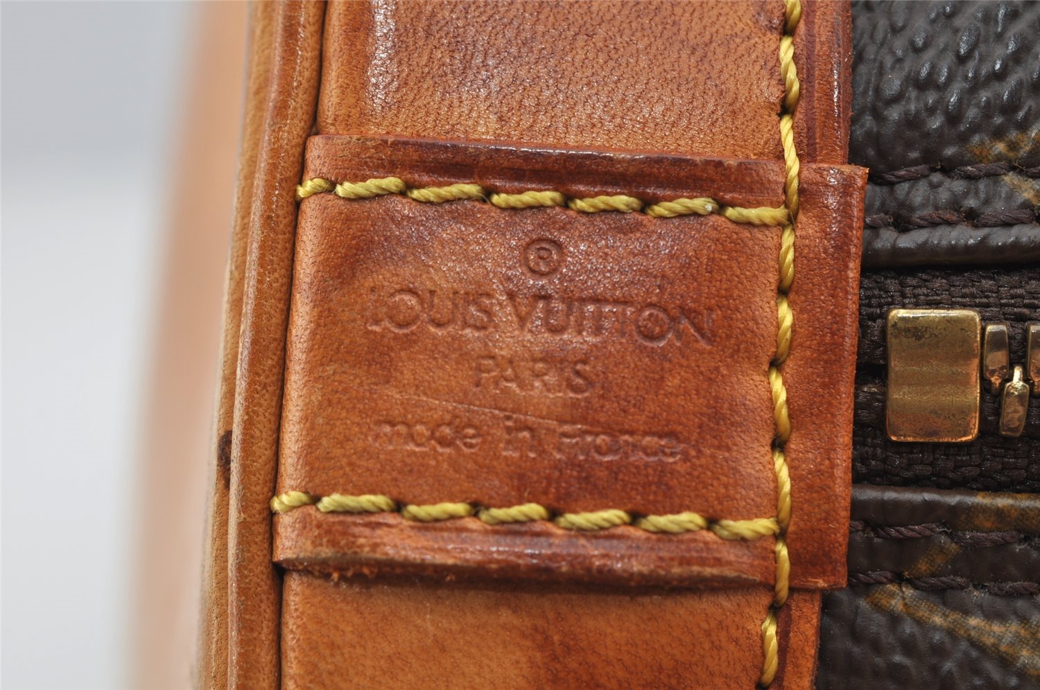 Authentic Louis Vuitton Monogram Alma Hand Bag Purse M51130 LV 7842I