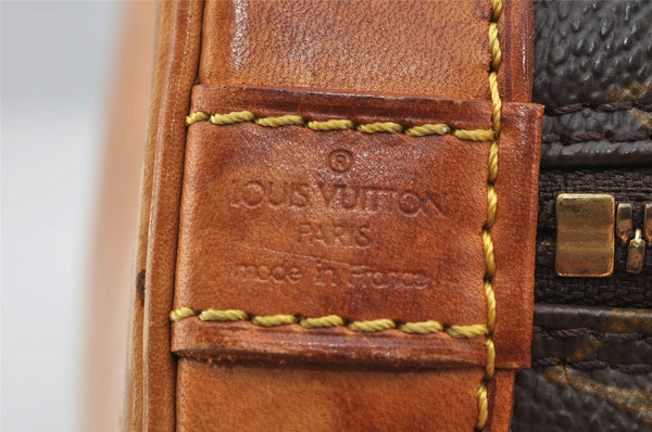 Authentic Louis Vuitton Monogram Alma Hand Bag Purse M51130 LV 7842I