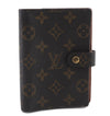 Authentic LOUIS VUITTON Monogram Agenda PM Day Planner Cover R20005 LV 7843C