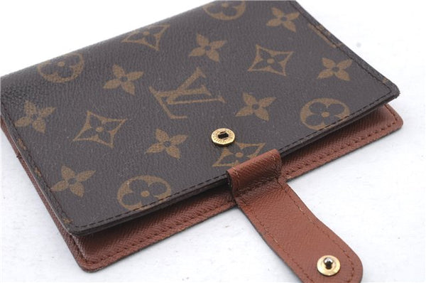 Authentic LOUIS VUITTON Monogram Agenda PM Day Planner Cover R20005 LV 7843C