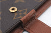 Authentic LOUIS VUITTON Monogram Agenda PM Day Planner Cover R20005 LV 7843C