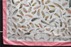 Authentic HERMES Carre 90 Scarf "PLUMES " Silk Pink 7843D