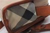 Authentic BURBERRY Vintage Canvas Leather Shoulder Cross Body Bag Beige 7844F