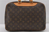 Authentic LOUIS VUITTON Monogram Deauville Hand Bag Purse M47270 LV 7845C