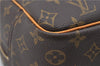 Authentic LOUIS VUITTON Monogram Deauville Hand Bag Purse M47270 LV 7845C