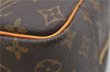 Authentic LOUIS VUITTON Monogram Deauville Hand Bag Purse M47270 LV 7845C