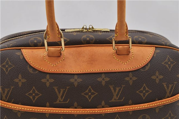 Authentic LOUIS VUITTON Monogram Deauville Hand Bag Purse M47270 LV 7845C