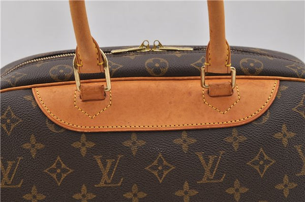 Authentic LOUIS VUITTON Monogram Deauville Hand Bag Purse M47270 LV 7845C