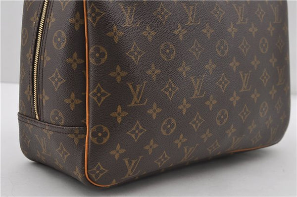 Authentic LOUIS VUITTON Monogram Deauville Hand Bag Purse M47270 LV 7845C