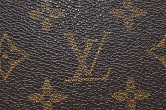 Authentic LOUIS VUITTON Monogram Deauville Hand Bag Purse M47270 LV 7845C