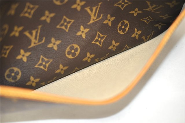 Authentic LOUIS VUITTON Monogram Deauville Hand Bag Purse M47270 LV 7845C