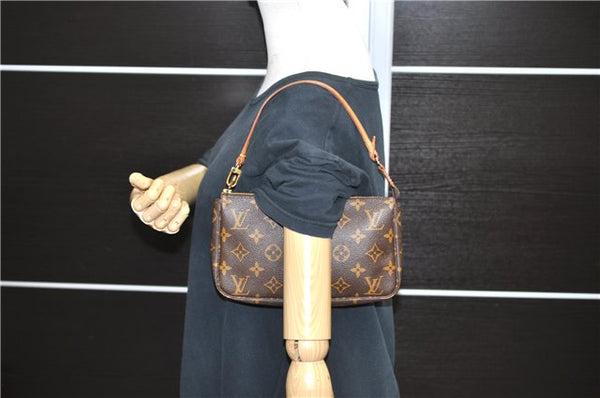 Authentic LOUIS VUITTON Monogram Pochette Accessoires Pouch M51980 LV 7850C