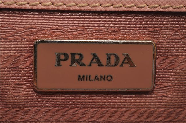 Authentic PRADA Saffiano Lux Leather 2Way Shoulder Hand Bag BN2316 Pink 7853F