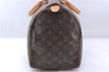 Authentic LOUIS VUITTON Monogram Speedy 40 Hand Bag M41522 LV 7854C