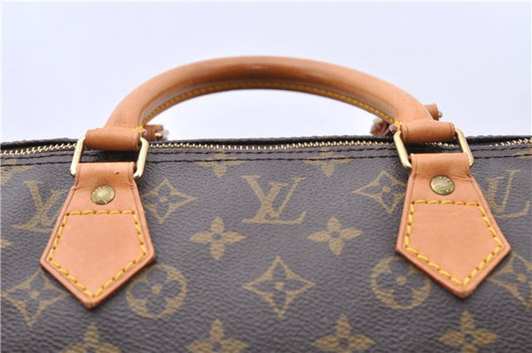 Authentic LOUIS VUITTON Monogram Speedy 40 Hand Bag M41522 LV 7854C