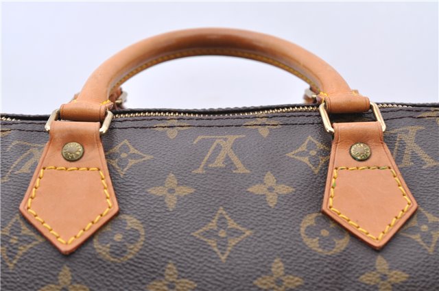 Authentic LOUIS VUITTON Monogram Speedy 40 Hand Bag M41522 LV 7854C