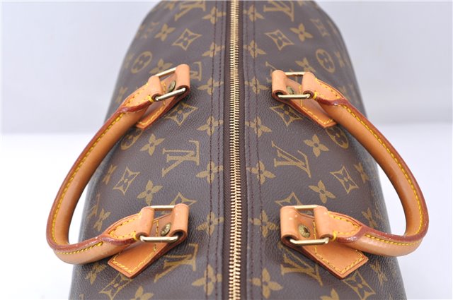 Authentic LOUIS VUITTON Monogram Speedy 40 Hand Bag M41522 LV 7854C