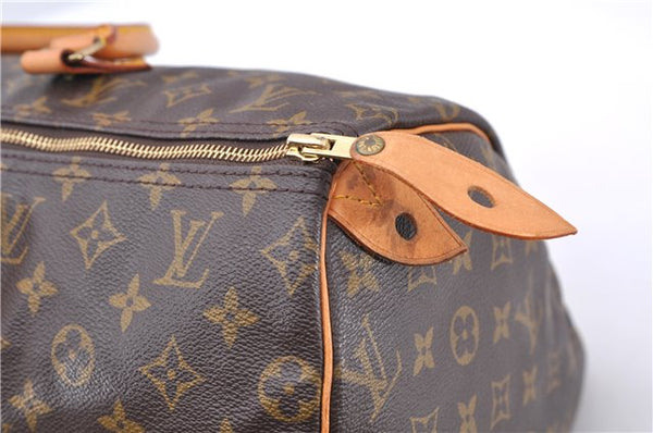 Authentic LOUIS VUITTON Monogram Speedy 40 Hand Bag M41522 LV 7854C