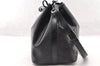 Authentic Louis Vuitton Epi Petit Noe Shoulder Drawstring Bag M59012 Black 7855I