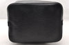 Authentic Louis Vuitton Epi Petit Noe Shoulder Drawstring Bag M59012 Black 7855I