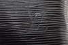 Authentic Louis Vuitton Epi Petit Noe Shoulder Drawstring Bag M59012 Black 7855I