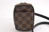 Authentic Louis Vuitton Damier Etui Okapi PM Camera Case Pouch N61738 LV 7856F