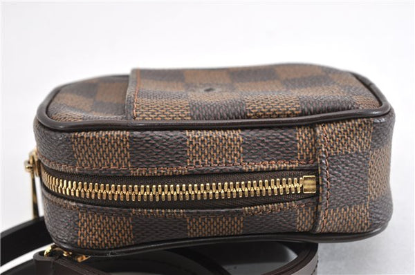 Authentic Louis Vuitton Damier Etui Okapi PM Camera Case Pouch N61738 LV 7856F