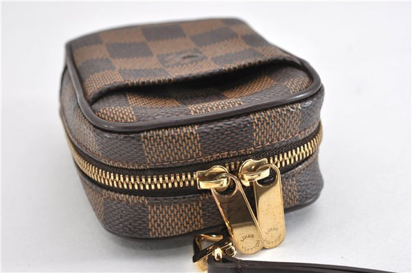 Authentic Louis Vuitton Damier Etui Okapi PM Camera Case Pouch N61738 LV 7856F