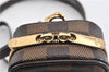 Authentic Louis Vuitton Damier Etui Okapi PM Camera Case Pouch N61738 LV 7856F