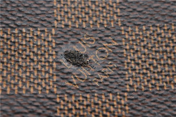 Authentic Louis Vuitton Damier Etui Okapi PM Camera Case Pouch N61738 LV 7856F