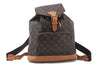 Authentic LOUIS VUITTON Monogram Montsouris GM Backpack M51135 LV 7857C