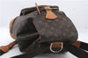 Authentic LOUIS VUITTON Monogram Montsouris GM Backpack M51135 LV 7857C