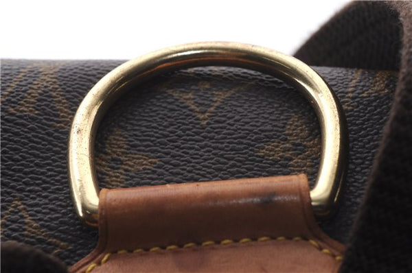Authentic LOUIS VUITTON Monogram Montsouris GM Backpack M51135 LV 7857C