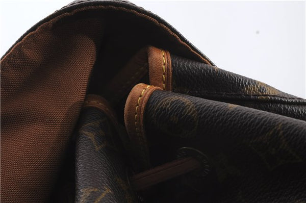 Authentic LOUIS VUITTON Monogram Montsouris GM Backpack M51135 LV 7857C