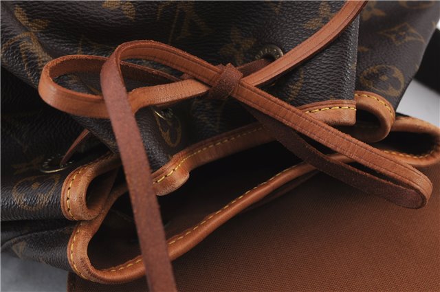 Authentic LOUIS VUITTON Monogram Montsouris GM Backpack M51135 LV 7857C