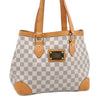 Authentic Louis Vuitton Damier Azur Hampstead PM N51207 Shoulder Tote Bag 7858F