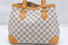 Authentic Louis Vuitton Damier Azur Hampstead PM N51207 Shoulder Tote Bag 7858F