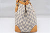 Authentic Louis Vuitton Damier Azur Hampstead PM N51207 Shoulder Tote Bag 7858F