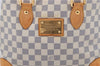 Authentic Louis Vuitton Damier Azur Hampstead PM N51207 Shoulder Tote Bag 7858F
